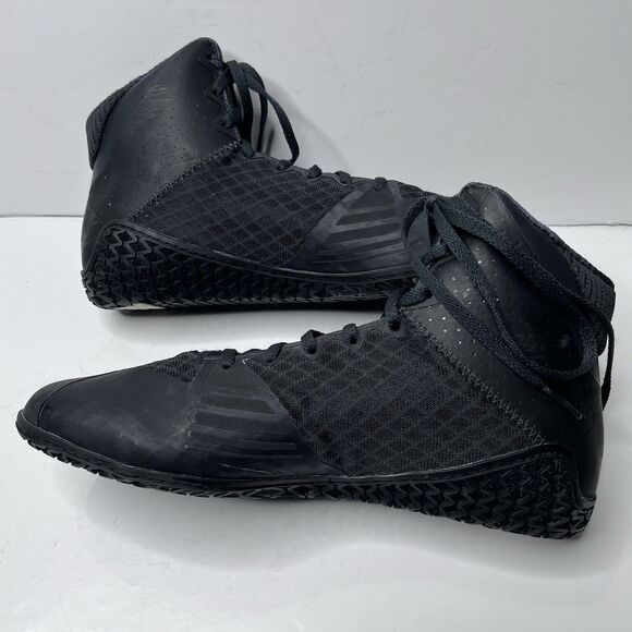 Adidas Mat Wizard 4 Wrestling Shoes Black MMA Boxing Shoes Mens Size 9.5 main image 5